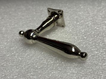 Deurbeslag set - nikkel chroom - glanzende klinken en rozetten