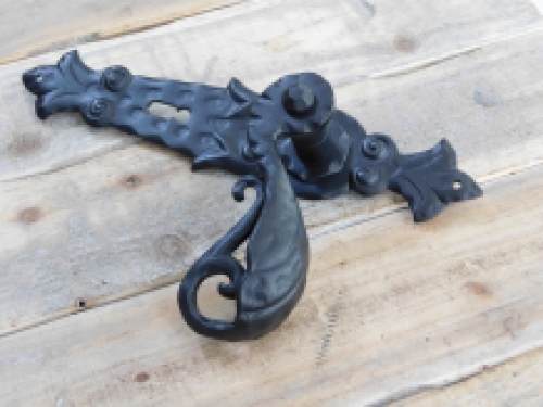 Italian exclusive wrought iron door hardware for room doors-Corina-Vecchia black