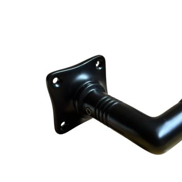 Door set in black and nickel with ebony – complete