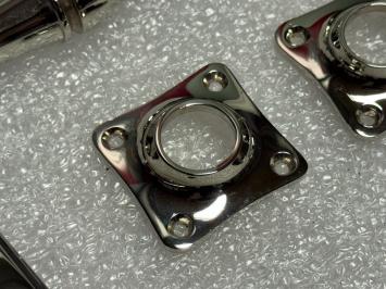 Deurbeslag set - chroom glanzend - complete deurset