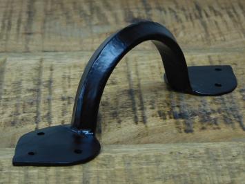 Door handle - black - wrought iron