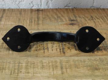 Door handle - black - wrought iron