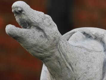 Statue Dino from Egg - Full Stone - White/Grey