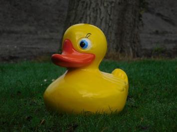 Ente XL - gelb - Polystone