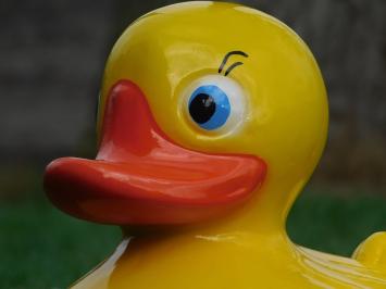 Ente XL - gelb - Polystone
