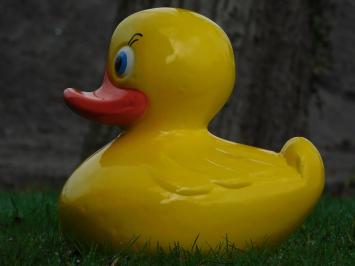Ente XL - gelb - Polystone