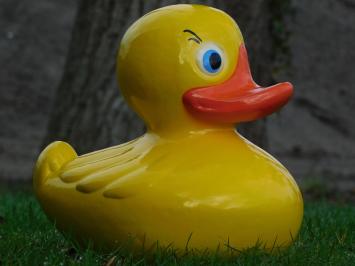 Ente XL - gelb - Polystone