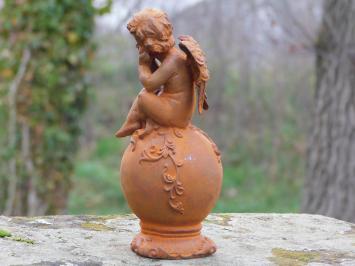 Angel on Bulb - Cast iron - Oxide