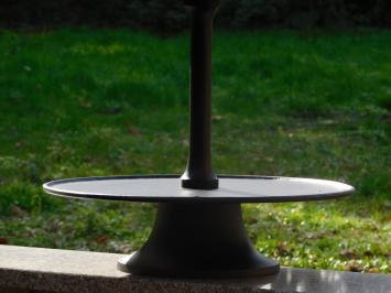 Robustes Etagenregal XL – 125 cm – 4-stufig – Schwarz – 125 cm – Aluminium