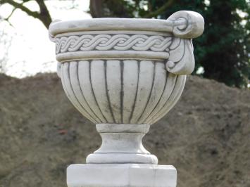 Sturdy Flower Pot - Goblet - 45 cm - Stone