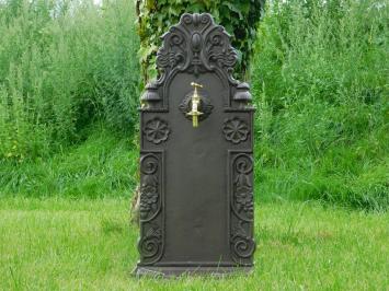 Ornate Fountain - with Brass Tap - Alu - Dark Brown