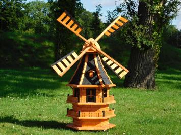 Windmolen met Etages - 135 cm - Geïmpregneerd Hout -