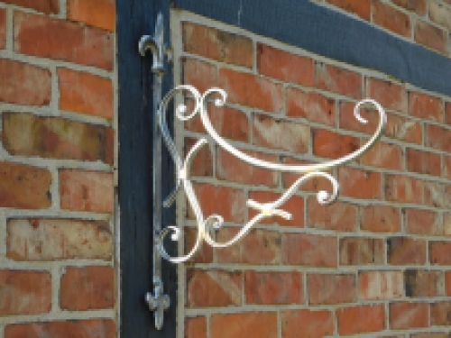 Wandhaken Französische Lilie - Metall - 50cm