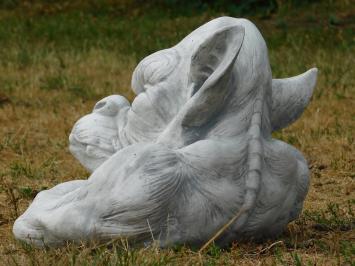 Gargoyle XL – Volledig Steen – 42 cm Breed – Tuinbeeld