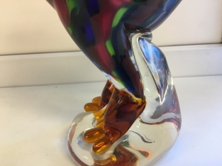 Glass blown rooster, fascinating beautiful craftsmanship!!