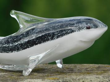 Glass sculpture Shark - In Colour - Glass sculpture