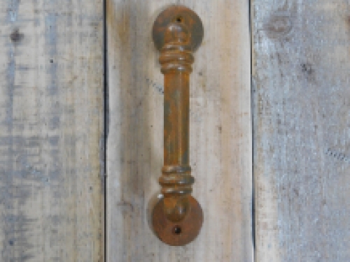 Rustic door handle / lever, antique iron handle for doors, cabinet doors and drawers