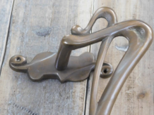 Patina Pull handle, Art Nouveau handle for front door, brass supply