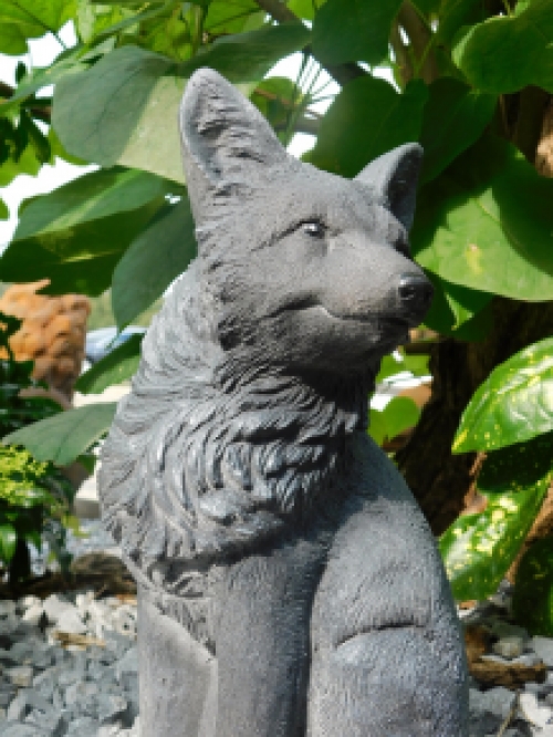 Gartendekoration Fuchs Steinskulptur, Fuchs Tierfiguren Fuchs Garten Statuen