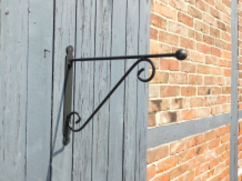 Decorative wall hook with ball - hanging basket hook