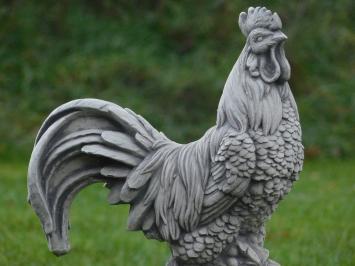 Statue Rooster - Solid Stone - Detailed