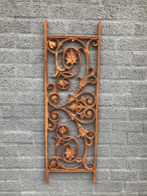 Balkon reling, raam rek, cast iron-rust