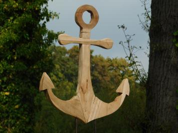 Handmade Anchor on Stand - 75 cm - Teakwood