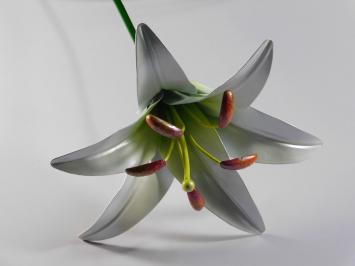 Handmade Lily - White - Metal - 83 cm