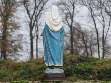 Statue of Holy Mary - polystone - in colour