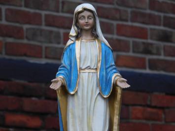 Statue of Holy Mary - polystone - in colour