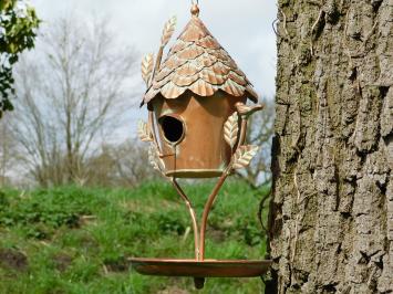 Hanging Birdhouse - 60 cm - Incl. hook - Copper look
