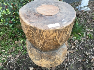 Indonesian wooden stool