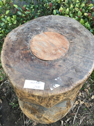 Indonesian wooden stool