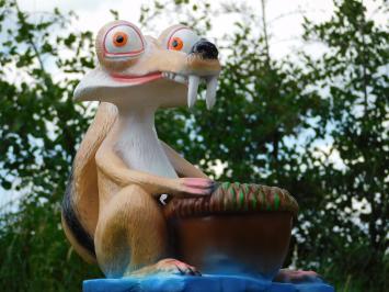 Scrat – Decorative statue with flower box – 40 cm – Polystone