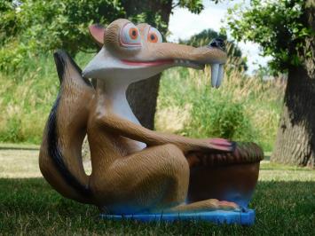 Scrat – Decorative statue with flower box – 40 cm – Polystone