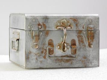 Vintage Storage Box - 25 x 23.5 cm - Metal