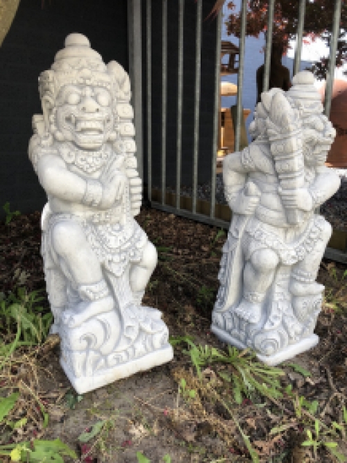 Set of Temple Guards-Gatekeepers, Balinese Warriors