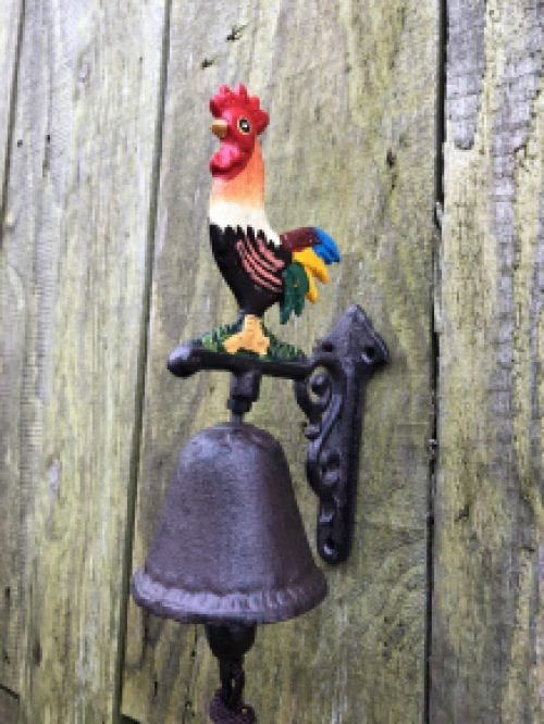 Türklingel ''Rooster'' - Gusseisen - klein