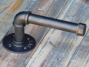 Industrial Toilet Roll Holder - Antique Brass - Iron