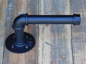 Industrial Toilet Roll Holder - Black - Iron