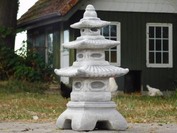 Japanse Pagode Tuinbeeld – Steen – 45 cm