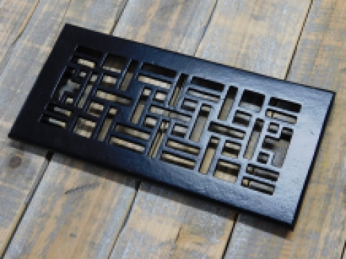 Ventilation grille - black - iron