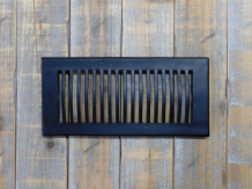 Air grille bulb - black - iron - ventilation grille