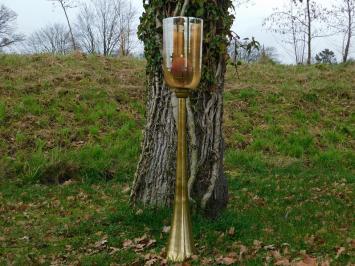 Staande Kandelaar - 110 cm - Glas en Metaal