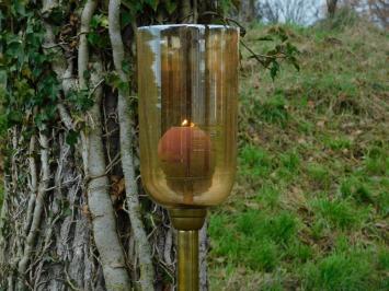 Staande Kandelaar - 110 cm - Glas en Metaal