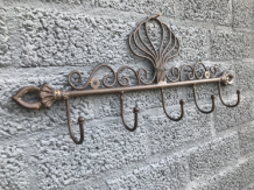 Wall coat rack, iron