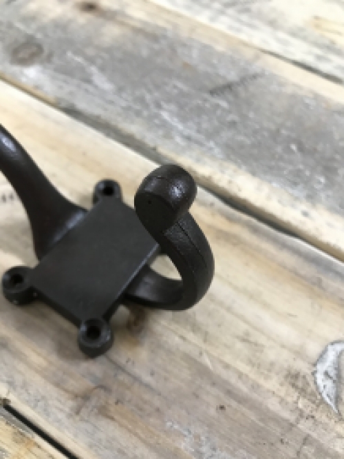 Hook - antique iron - coat hook