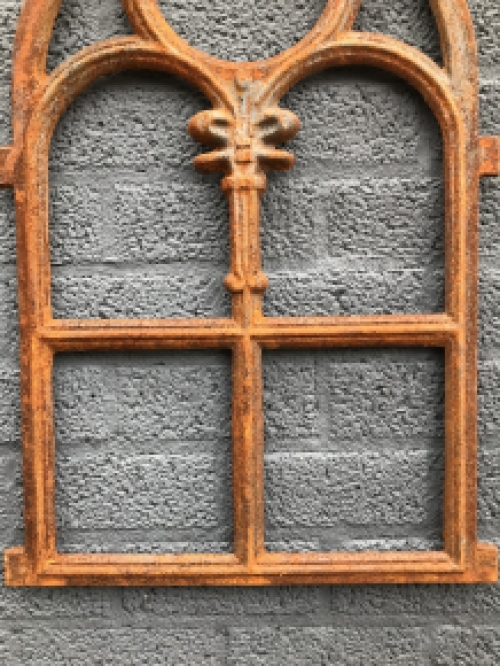 Cast iron stable window, Church window, cast iron, fine model.