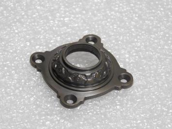 Klassische Türrosette – dunkel patiniertes Messing