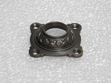 Klassische Türrosette – dunkel patiniertes Messing